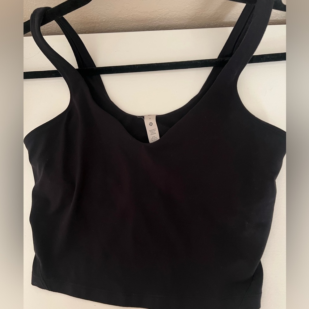 Lululemon Black Align Tank size 8